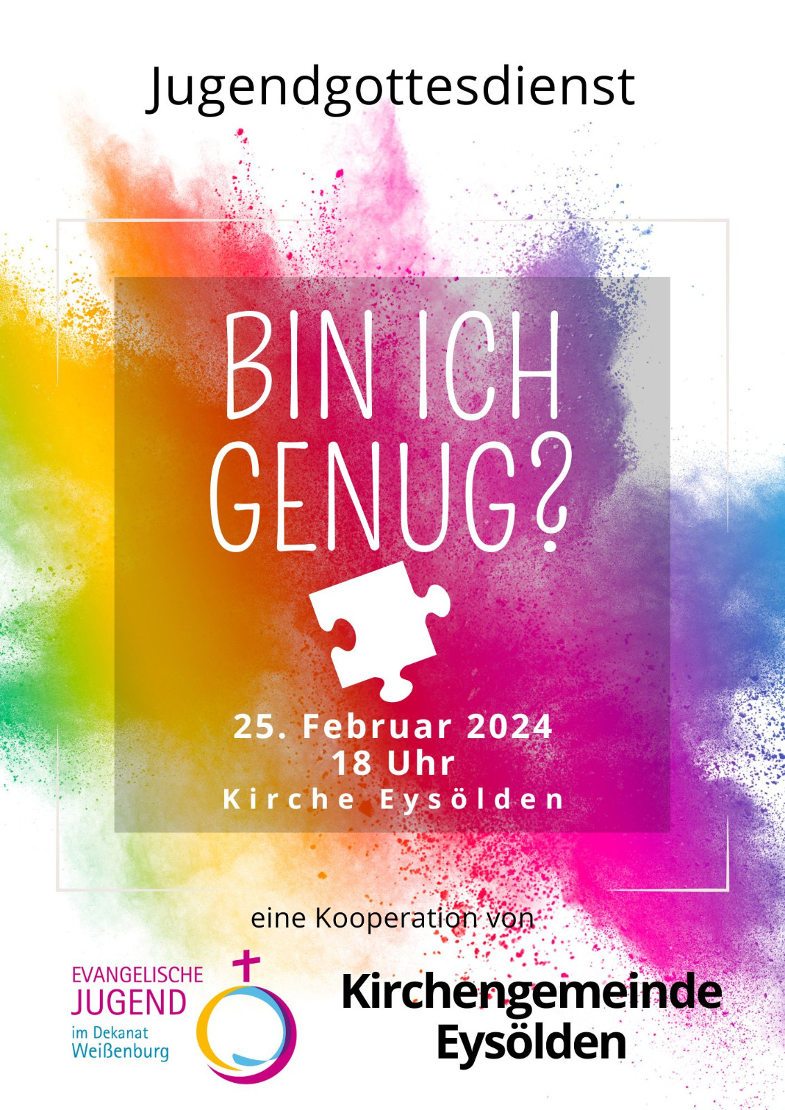 Plakat Jugendgottedienst